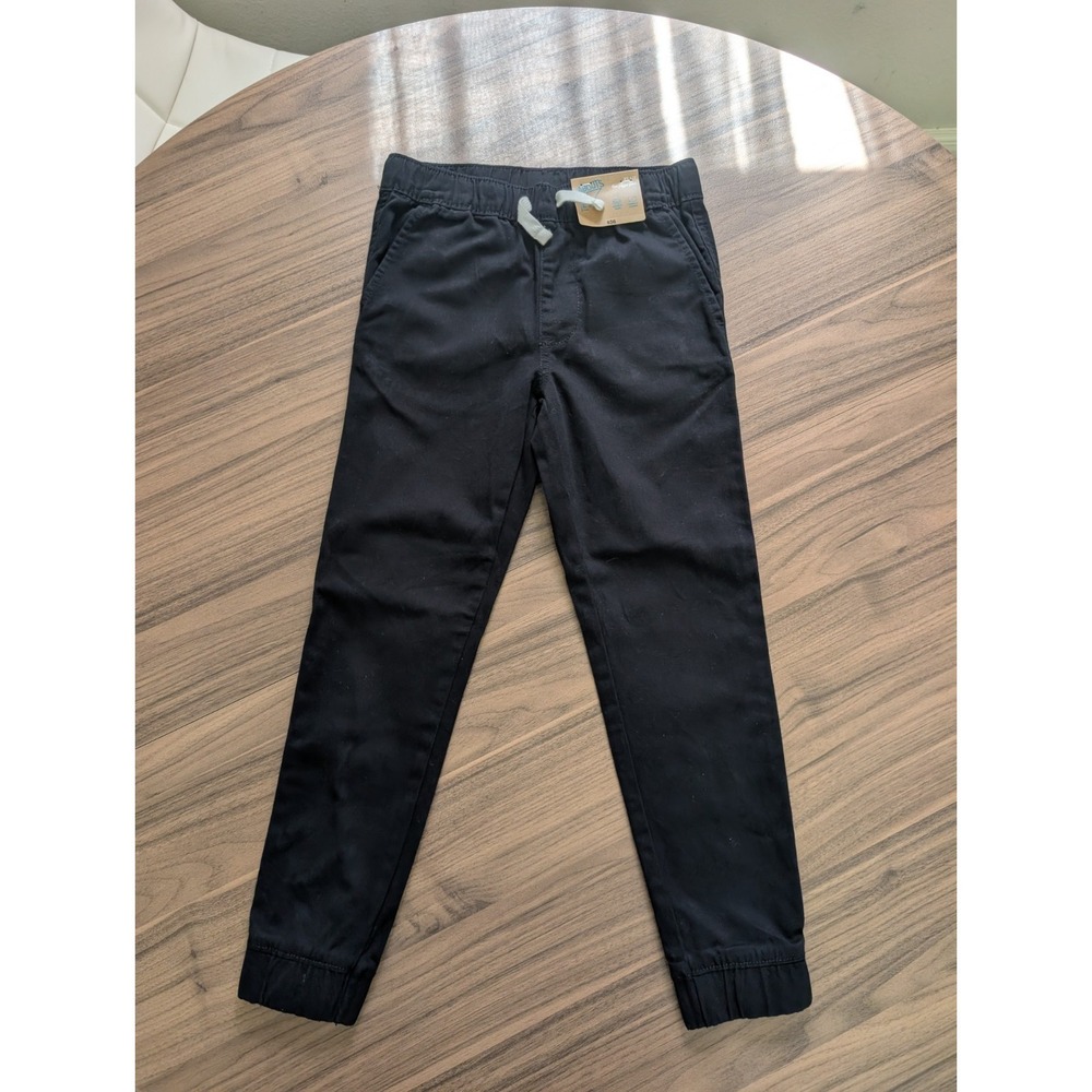 Thereabouts Boys XS 6/7 Flex Jogger Pants Black Comfort Stretch NWT
